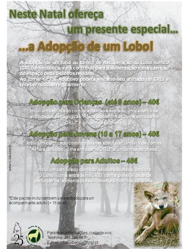 Este natal ofereça um lobo